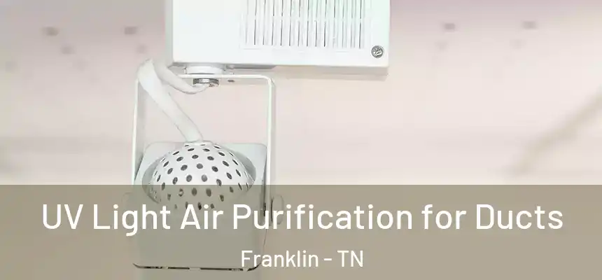  UV Light Air Purification for Ducts Franklin - TN